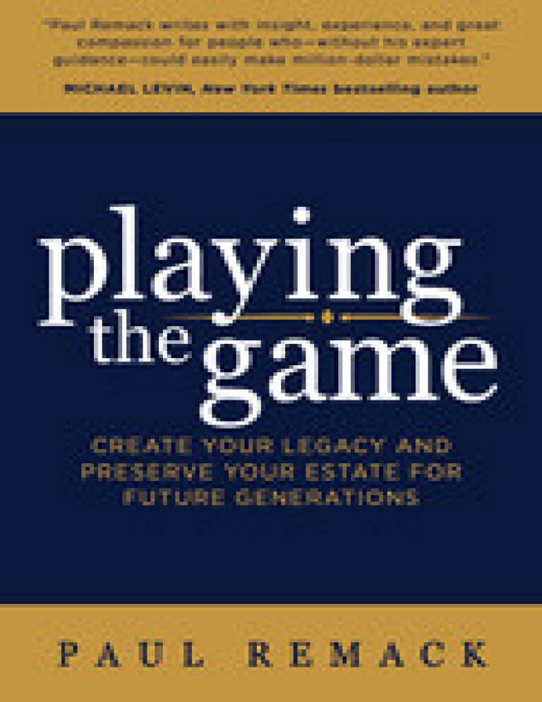 Playing the game Paul Remack Kitap Kapağı