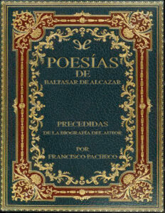 Poesias de Baltasar de Alcazar Spanish Edition Baltasar de Alcazar Kitap Kapağı
