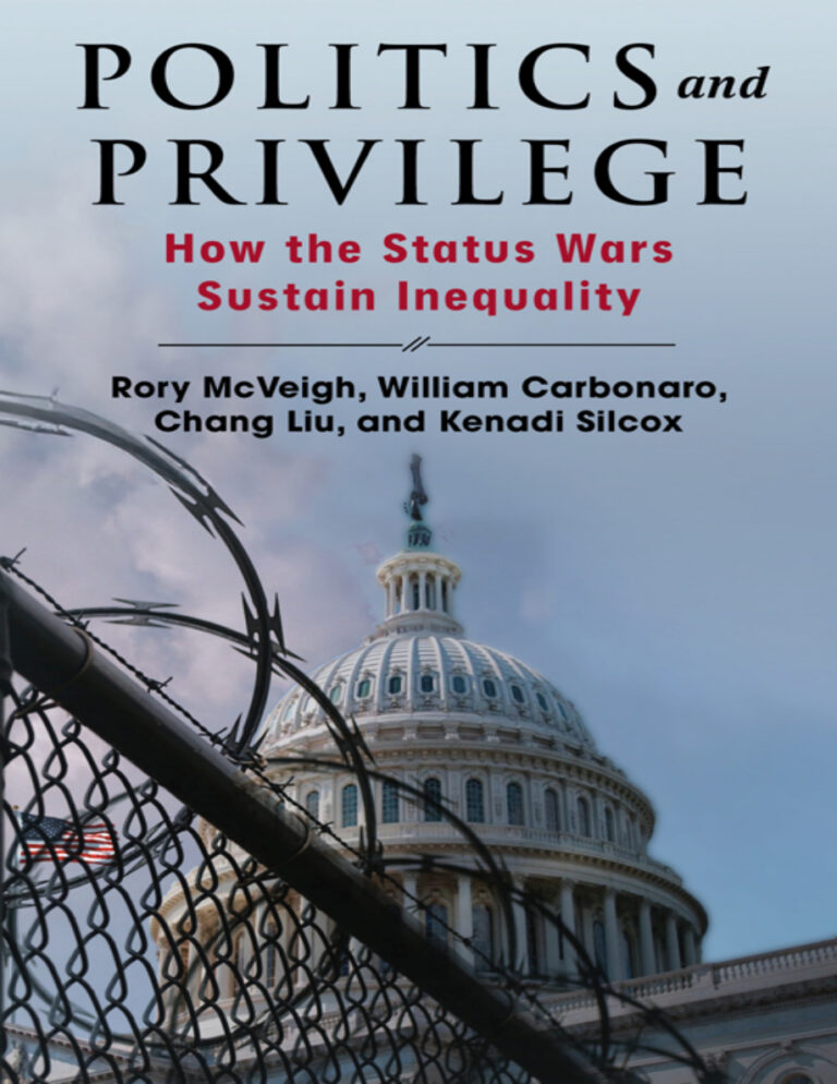 Politics and Privilege Rory McVeigh Kitap Kapağı