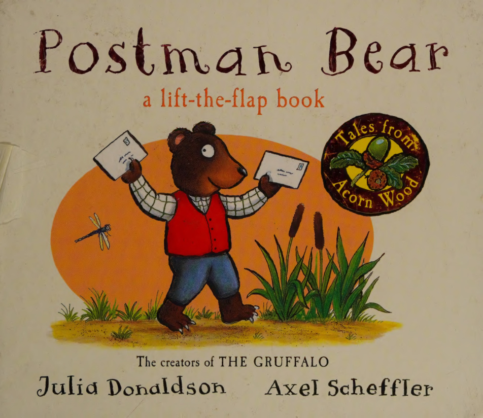 Postman Bear Julia Donaldson Kitap Kapağı