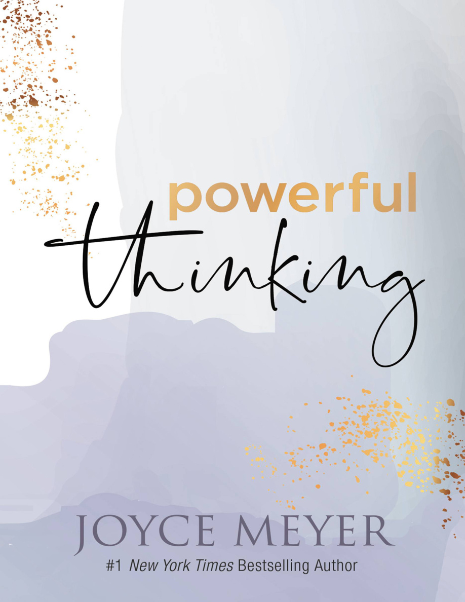 Powerful Thinking Joyce Meyer Kitap Kapağı