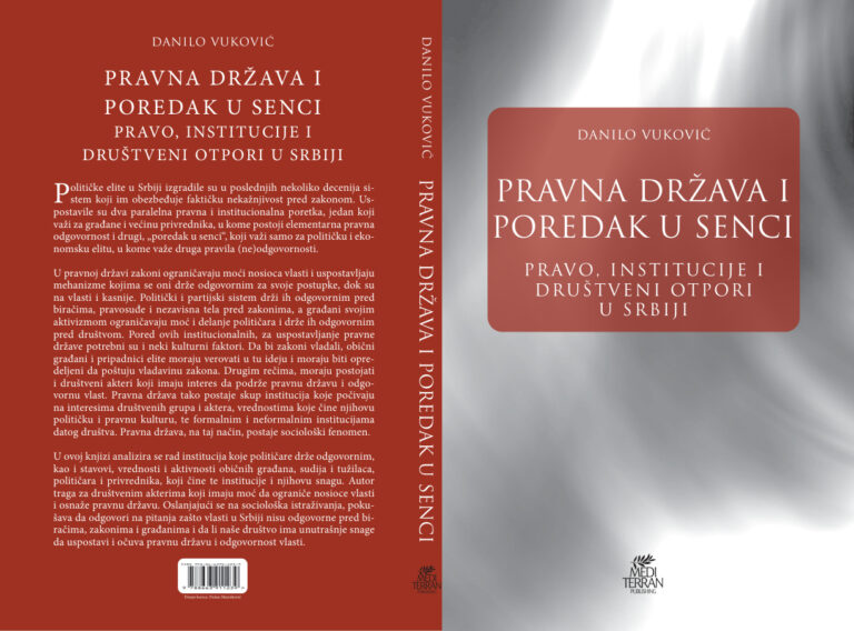 Pravna drzava i poredak u senc Serbian Edition Danilo Vukovic Kitap Kapağı