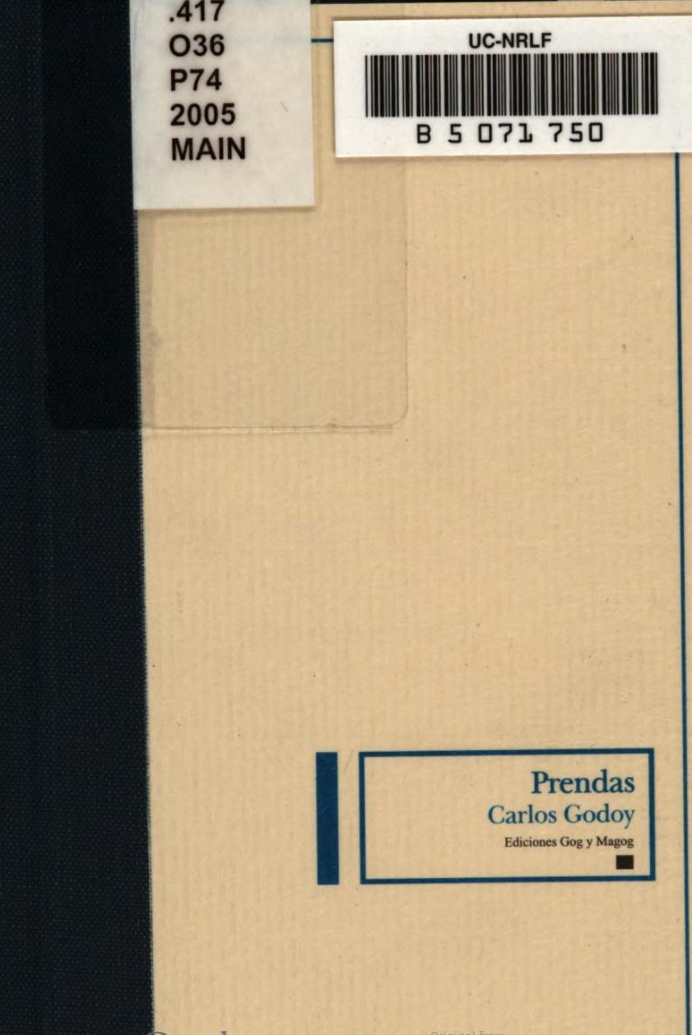 Prendas poemas Spanish Edition Carlos Godoy Kitap Kapağı