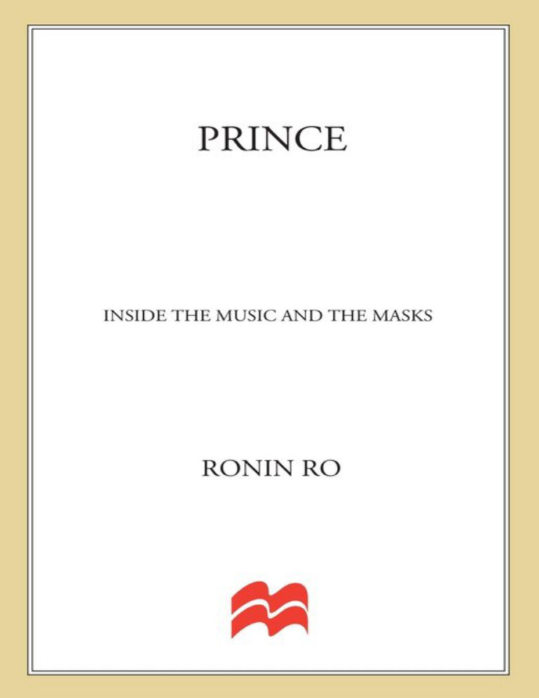 Prince Inside the Music and the Masks Ronin Ro Kitap Kapağı