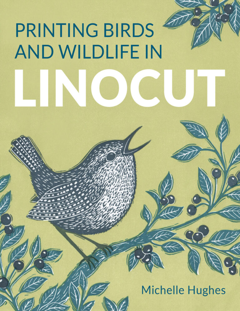 Printing Birds and Wildlife In Linocut Michelle Hughes Kitap Kapağı