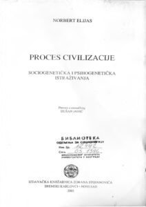 Proces civilizacije Serbian Edition Norbert Elias Kitap Kapağı