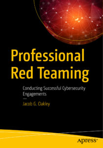 Professional Red Teaming Conducting Successful Cybersecurity Engagements Kitap Kapağı