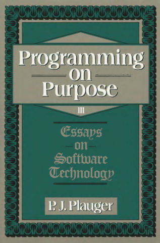 Programming on Purpose III Essays Kitap Kapağı