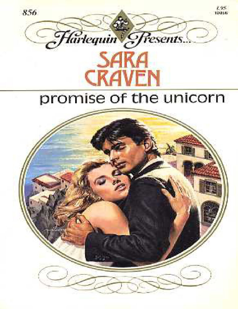 Promise of the unicorn Sara craven Kitap Kapağı