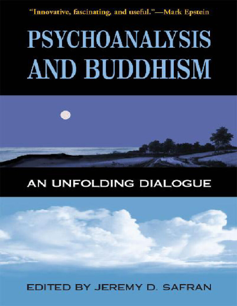 Psychoanalysis and Buddhism Jeremy Safran Kitap Kapağı