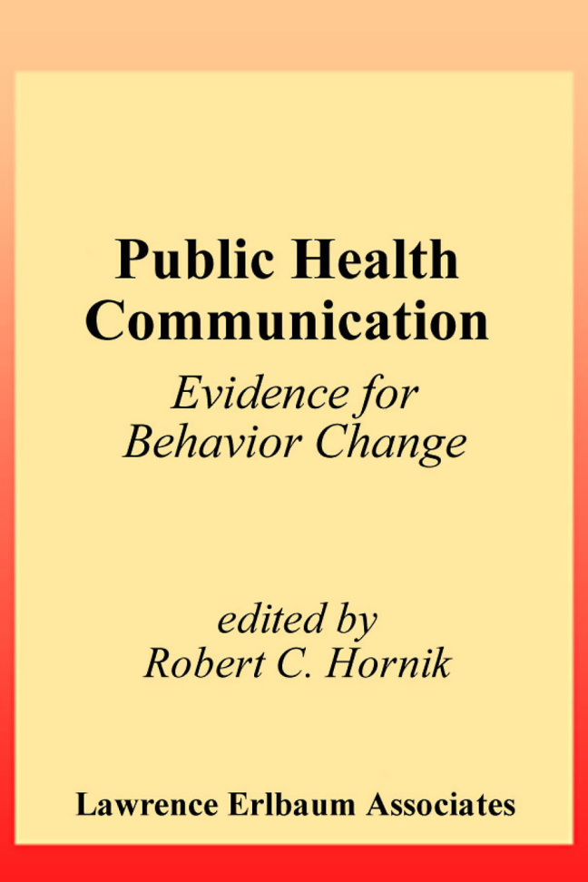 Public Health Communication Evidence for Behavi Z Library Kitap Kapağı