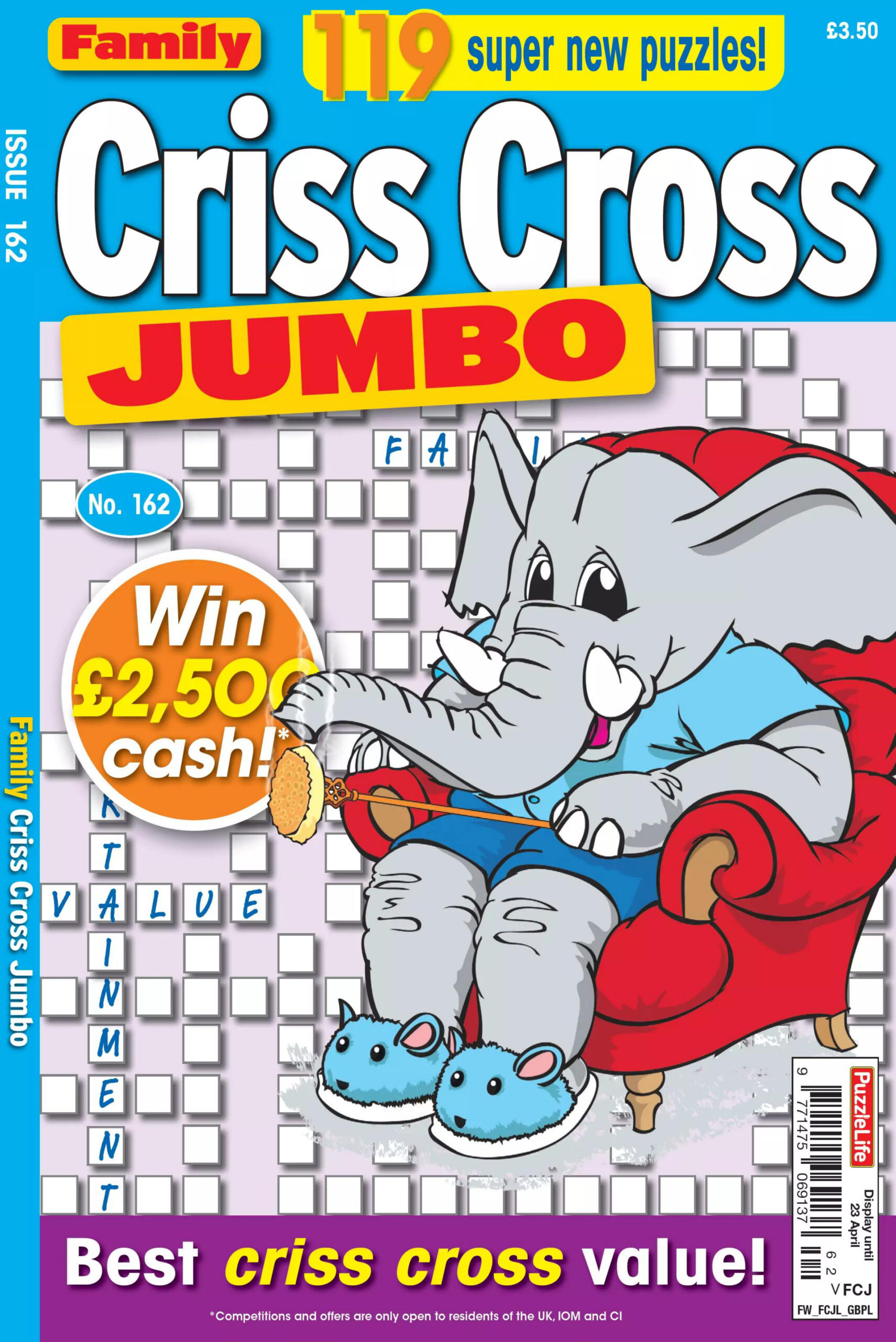 PuzzleLife Family Criss Cross Jumbo Issue 162 2026 PDF Download