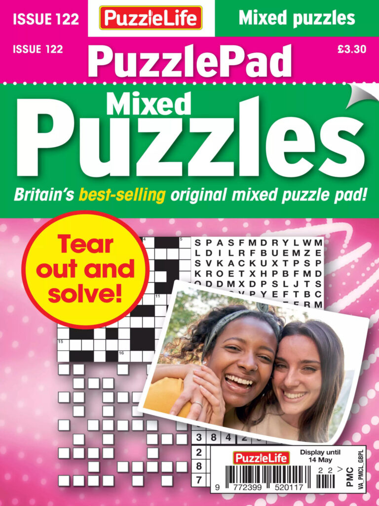 PuzzleLife PuzzlePad Puzzles Issue 122 2026 PuzzleLife PuzzlePad Puzzles Kitap Kapağı