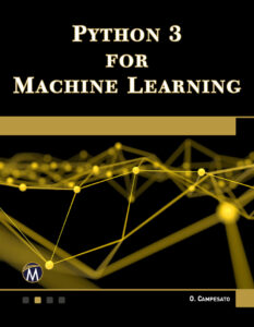 Python 3 for Machine Learning Oswald Campesato Mercury Learning Kitap Kapağı