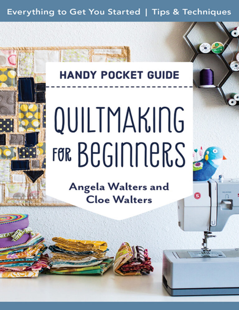 Quiltmaking for Beginners Handy Pocket Guide Angela Walters Kitap Kapağı
