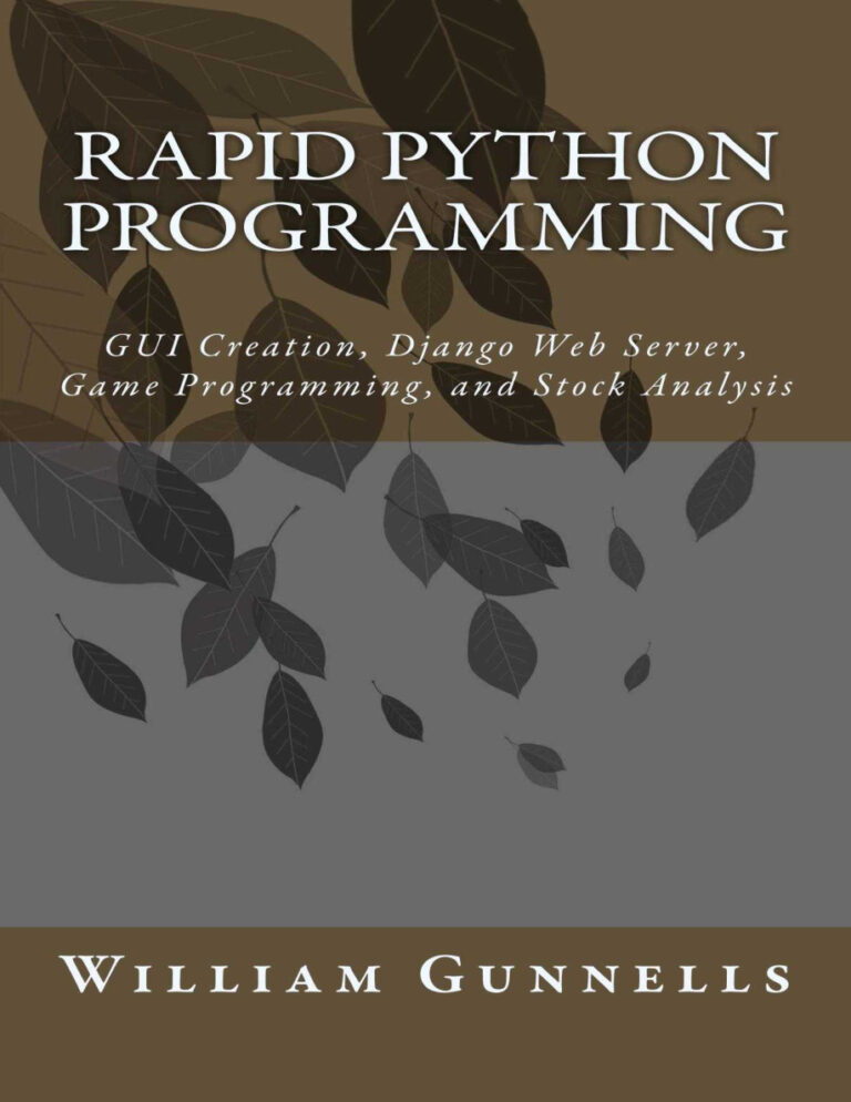 Rapid Python Programming GUI Creation Kitap Kapağı