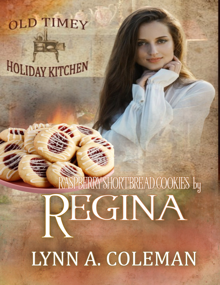 Raspberry shortbread cookies by Regina Lynn A Coleman Kitap Kapağı