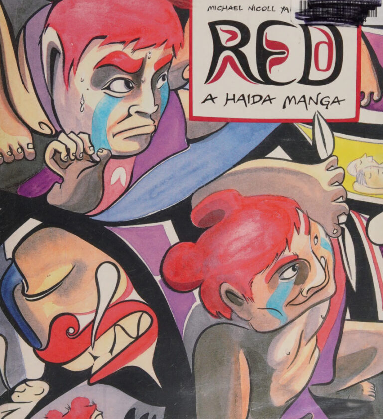 Red A Haida Manga Michael Nicoll Yahgulanaas Kitap Kapağı