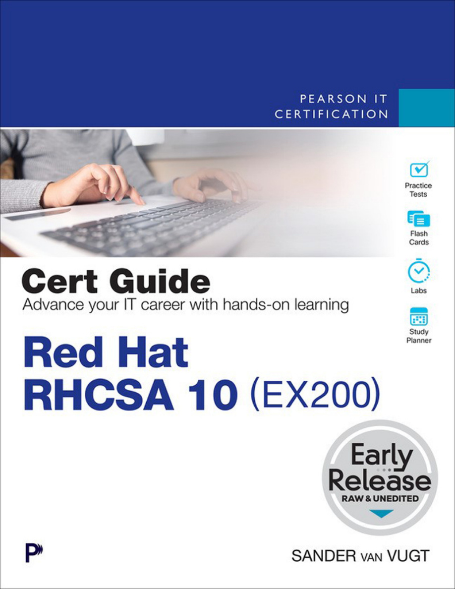 Red Hat RHCSA 10 Cert Guide EX200 ER PDF Download