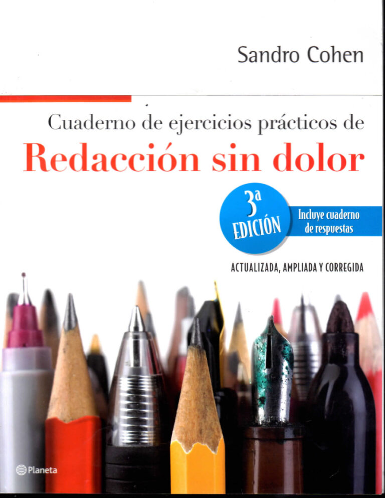 Redaccion sin dolor Spanish Edition Sandro Cohen Kitap Kapağı