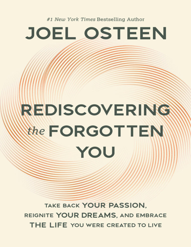 Rediscovering the Forgotten You Joel Osteen Kitap Kapağı