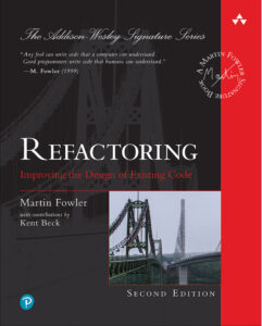 Refactoring Improving the Design Kitap Kapağı