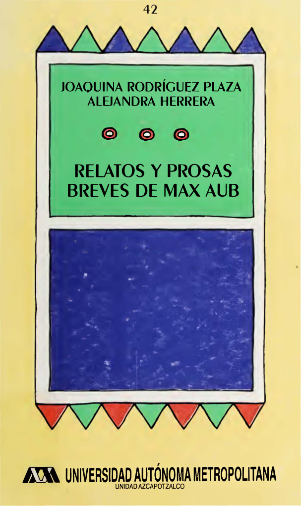 Relatos y prosas breves de Max Aub Spanish Edition Max Aub Kitap Kapağı