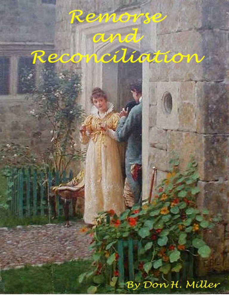 Remorse and reconciliation Don H Miller Kitap Kapağı