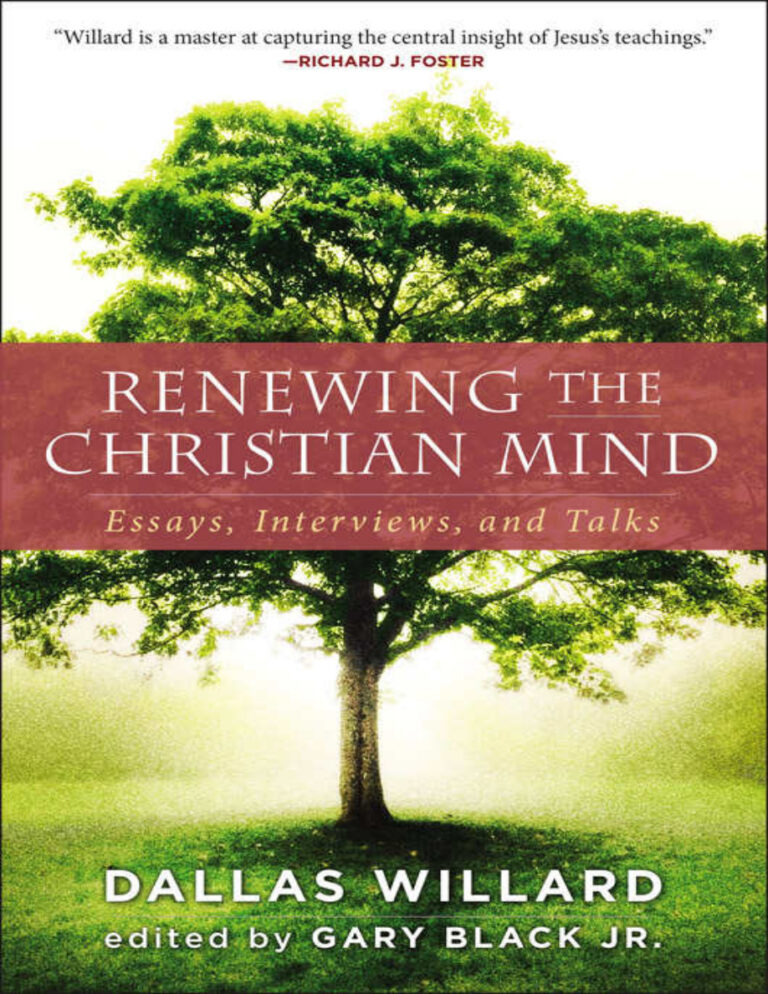 Renewing the Christian Mind Dallas Willard Kitap Kapağı