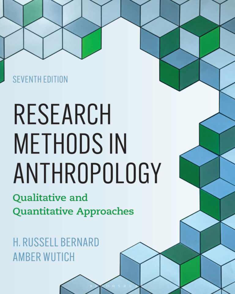 Research Methods in Anthropology H Russell Bernard Kitap Kapağı