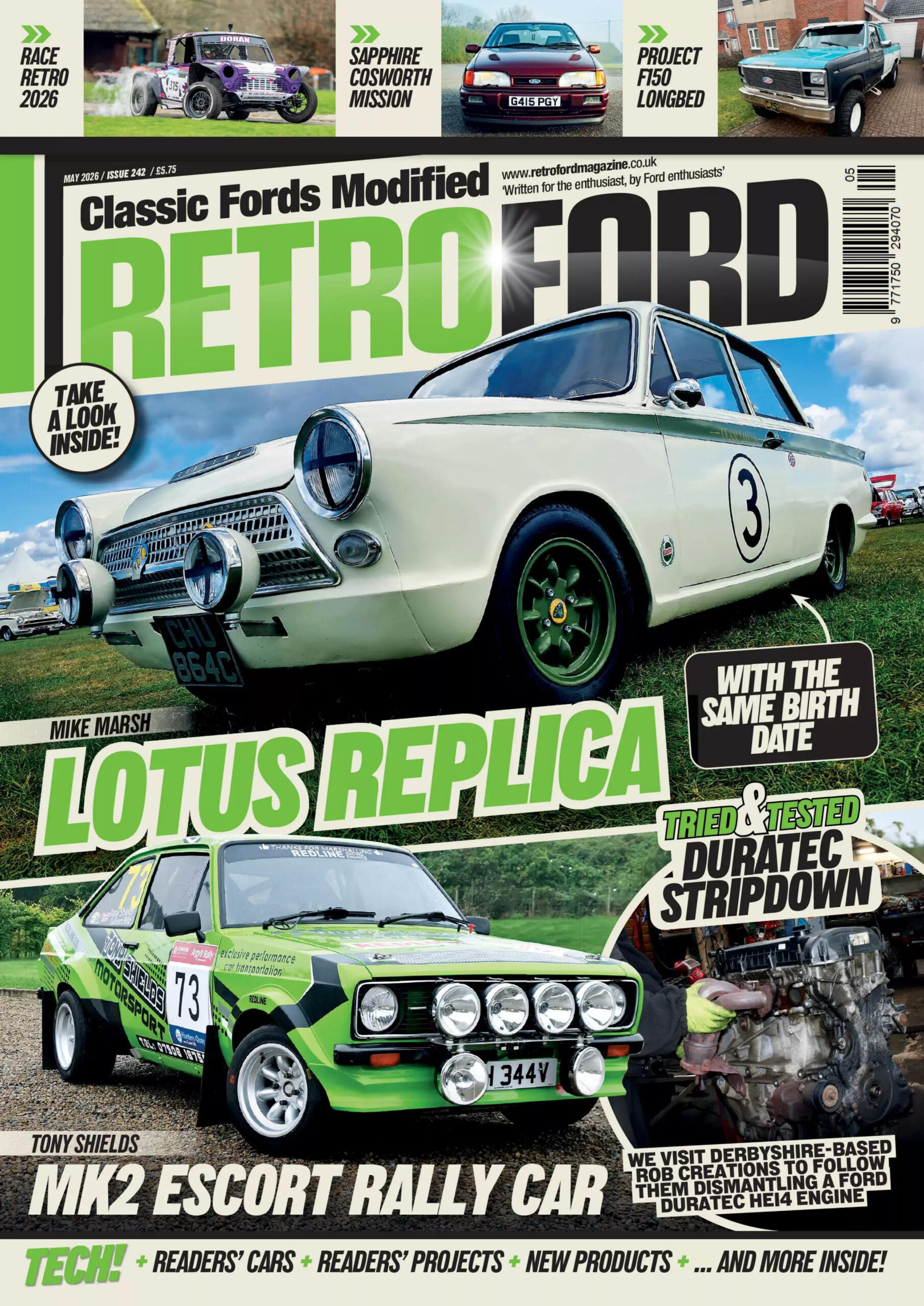 Retro Ford Magazine Issue 242 May 2026 Retro Ford Magazine Kitap Kapağı