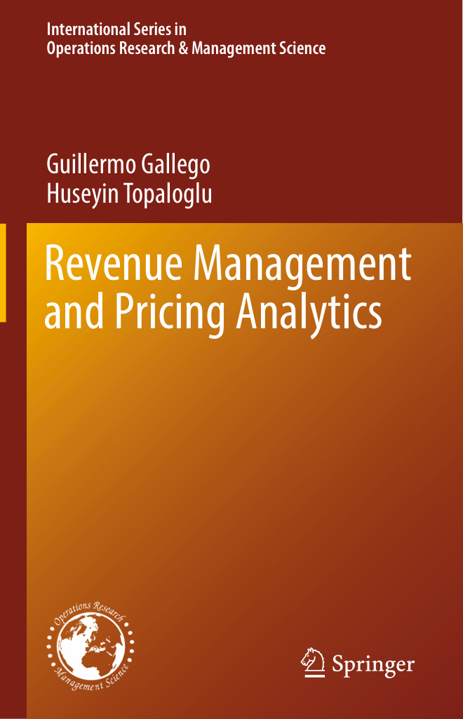 Revenue Management and Pricing Analytics PDF Download