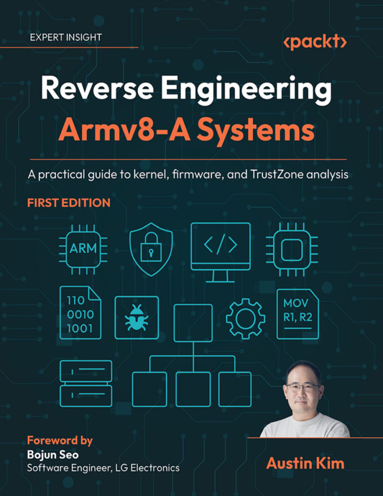 Reverse Engineering Armv8 A Systems austin kim Kitap Kapağı
