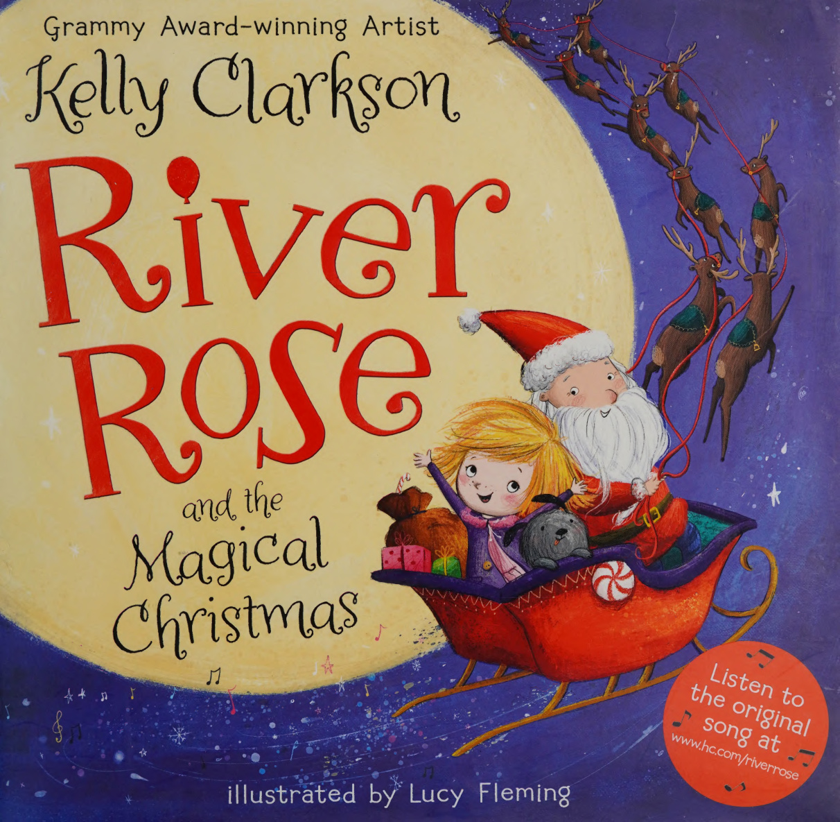 River Rose and the magical Christmas Kelly Clarkson Kitap Kapağı