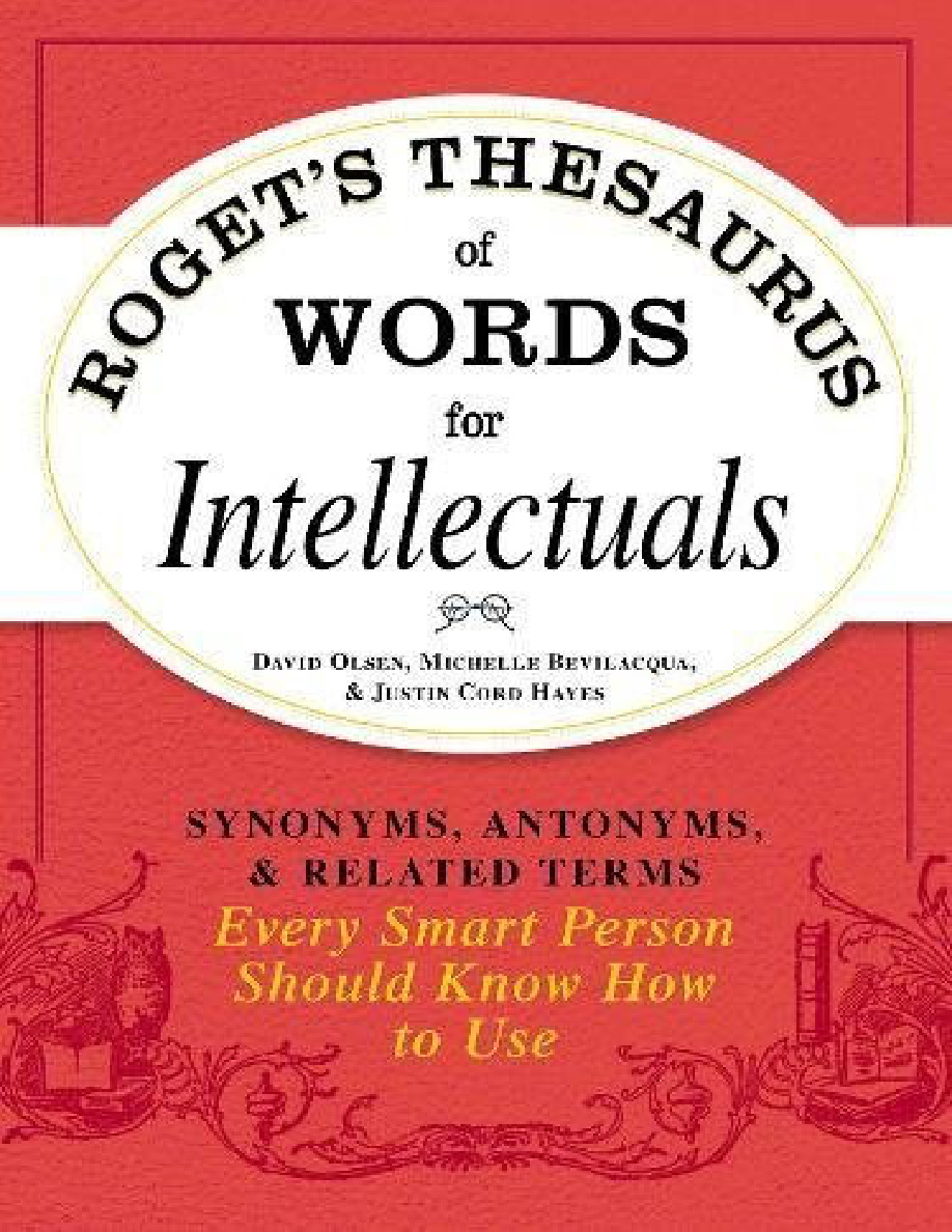Rogets Thesaurus of Words for Intellectuals PDF Download