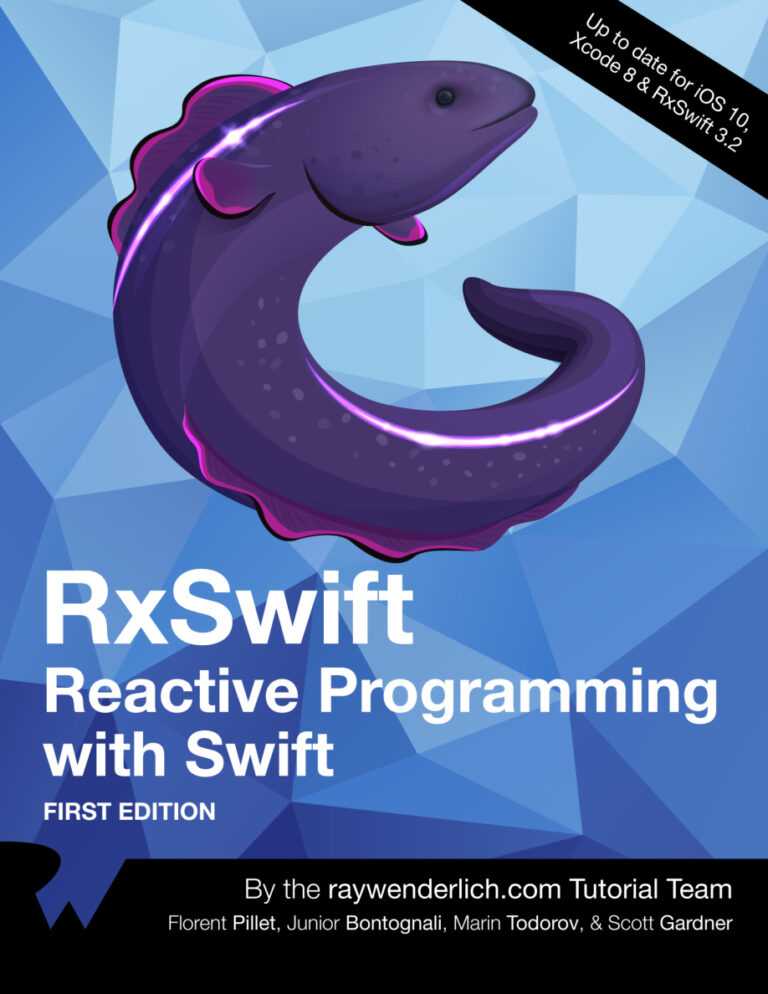 RxSwift Reactive Programming with Kitap Kapağı