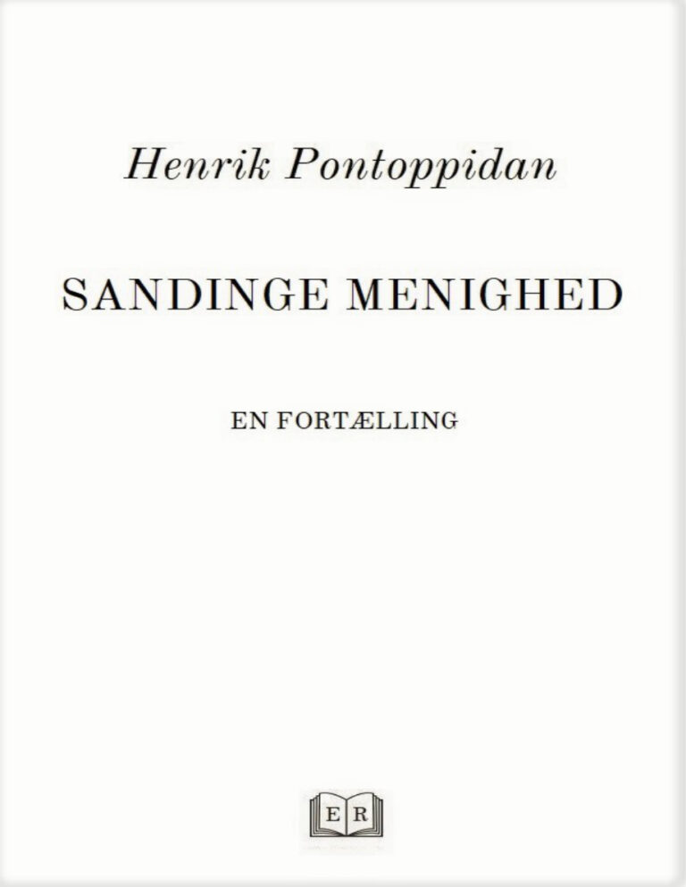 SANDINGE MENIGHED Danish Edition Henrik Pontoppidan Kitap Kapağı