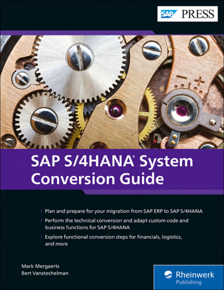 SAP S4HANA System Conversion Guide Mark Mergaerts Kitap Kapağı