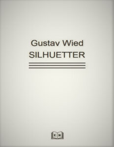 SILHUETTER Danish Edition Gustav Wied Kitap Kapağı