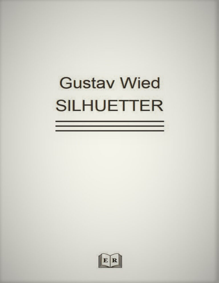 SILHUETTER Danish Edition Gustav Wied Kitap Kapağı