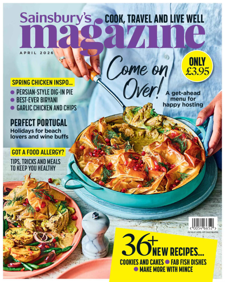Sainsburys Magazine April 2026 Sainsburys Magazine Kitap Kapağı