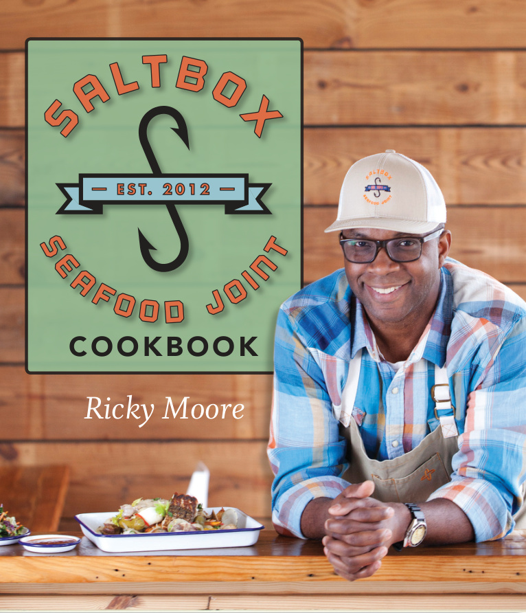 Saltbox seafood joint cookbook Ricky Moore Kitap Kapağı