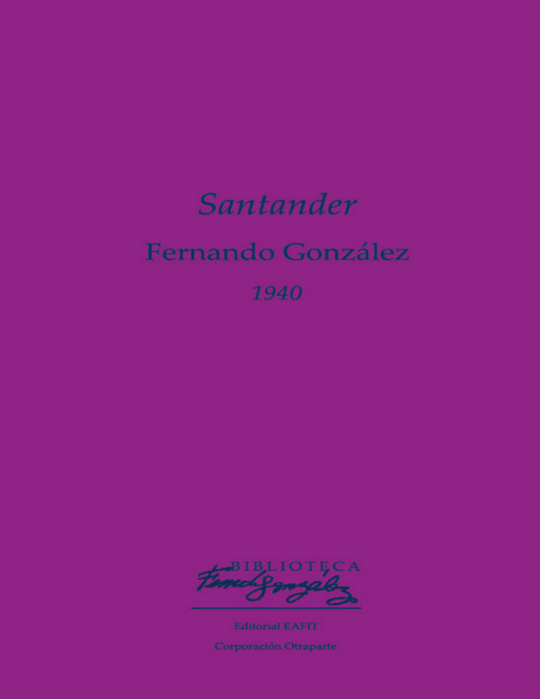 Santander Spanish Edition Fernando Gonzales Kitap Kapağı