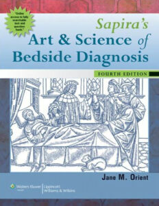 Sapiras Art Science of Bedside Diagnosis Jane M Orient, M D Z Library Kitap Kapağı
