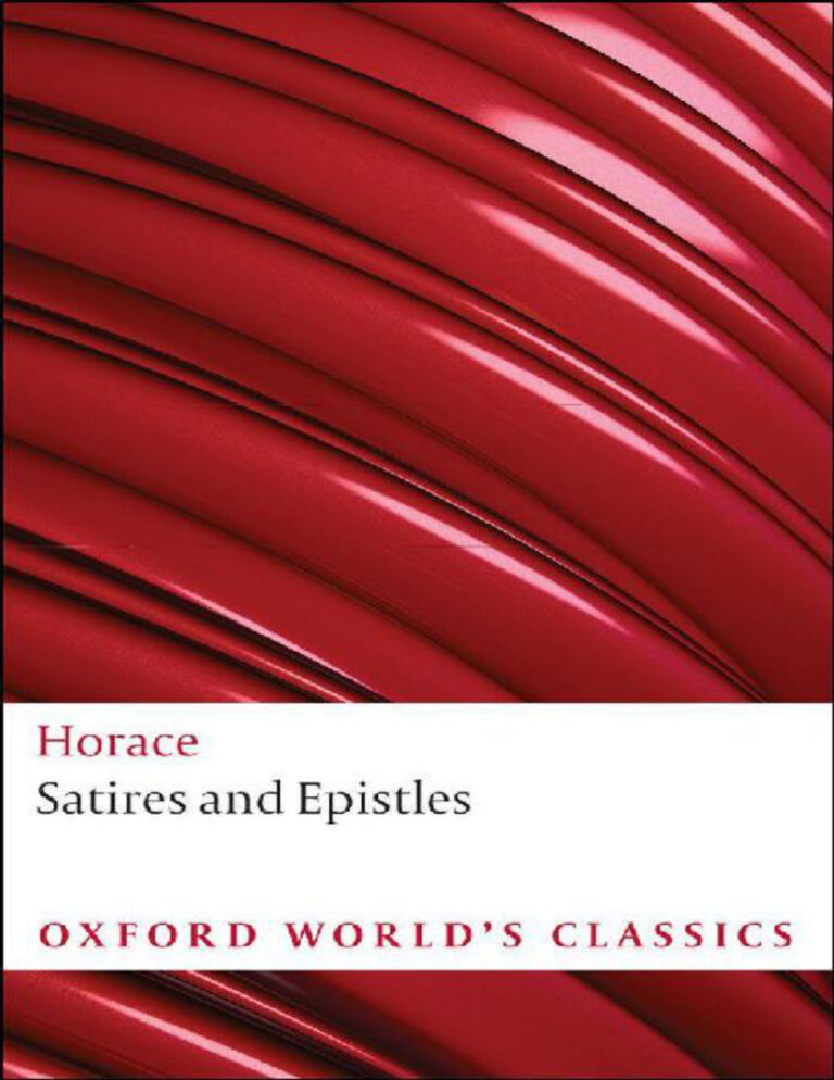 Satires and Epistles Horace John Davie Kitap Kapağı