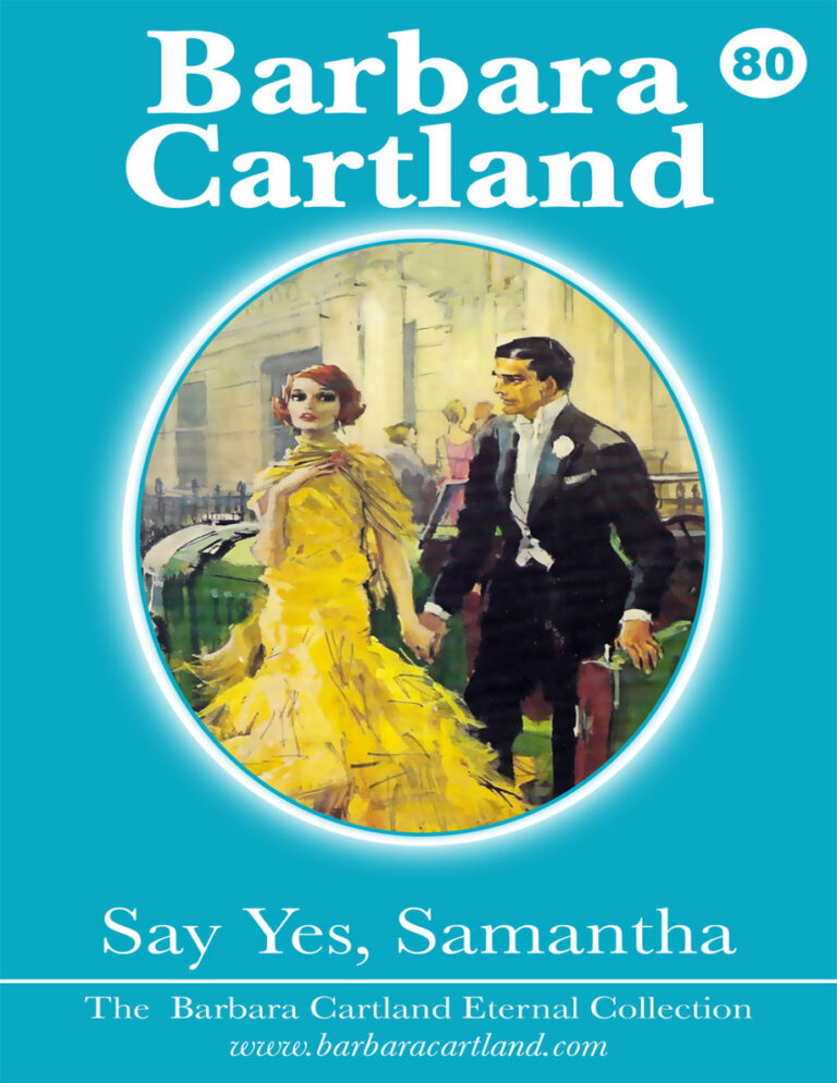 Say Yes Samantha Barbara Cartland Kitap Kapağı