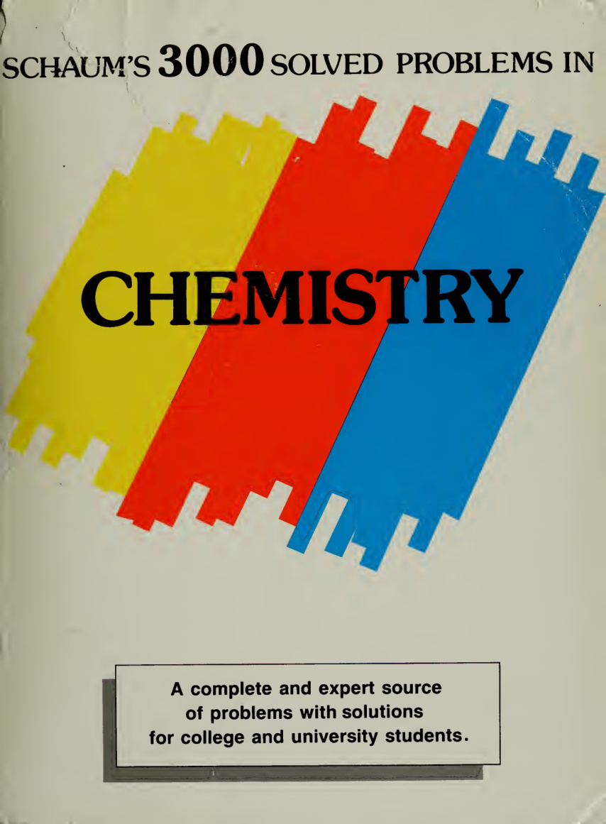 Schaums 3000 solved problems in chemistry PDF Download