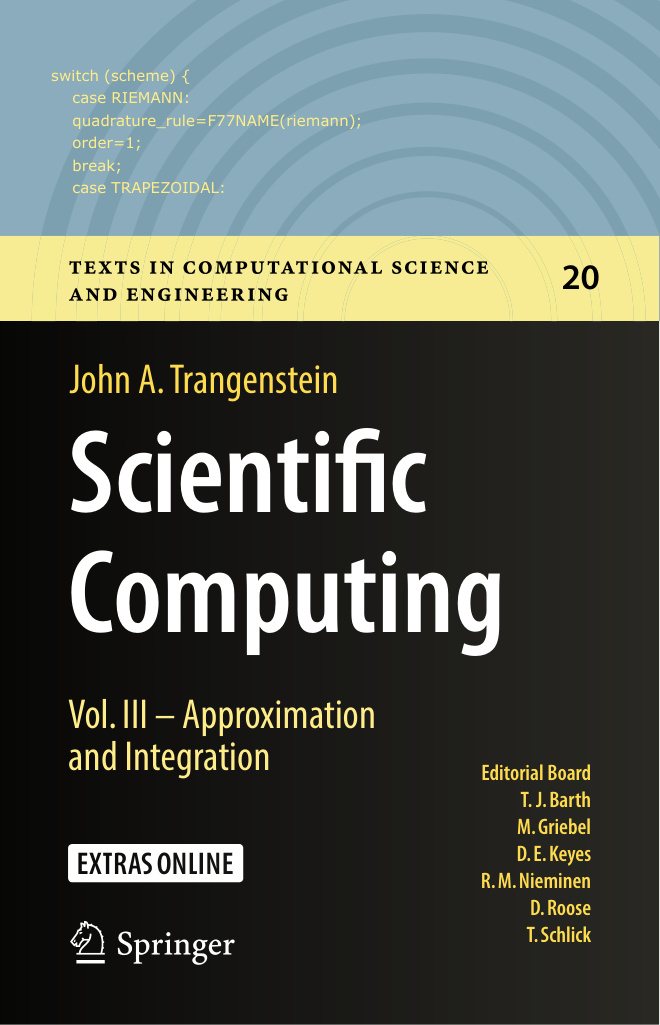 Scientific Computing Volume III Kitap Kapağı