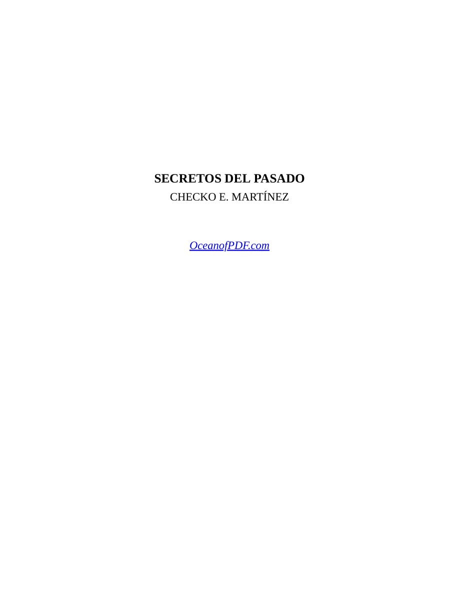 Secretos del Pasado PDF Download