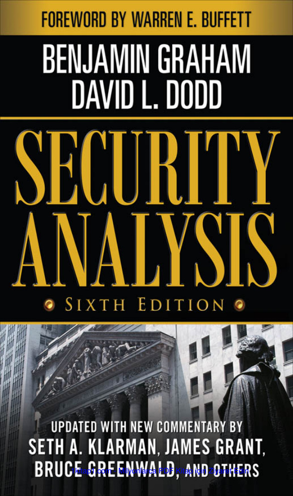 Security Analysis Sixth Edition, CD chapters inclu 250613 Kitap Kapağı